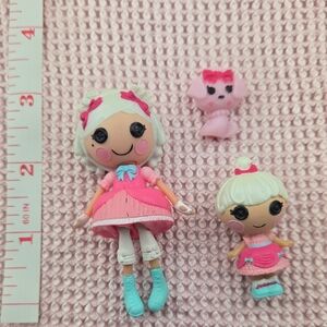 Suzette La Sweet And Mimi Sister Pack With Poodle Mini Lalaloopsy Littles 3 Inch